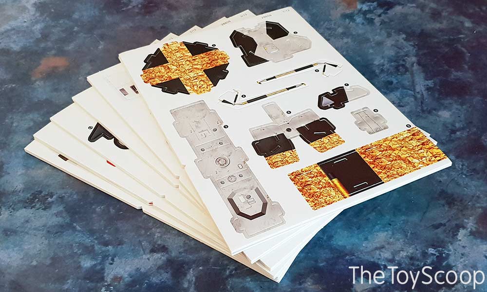 Foam Board Puzzle Sheets from the Make Your Own Space Missions Vehicle Set